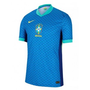 Fotbalové Dres Brazílie Dámské Venkovní Oblečení Copa America 2024 Krátký Rukáv